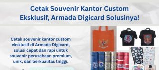 Cetak Souvenir Kantor Custom di Armada Digicard.
