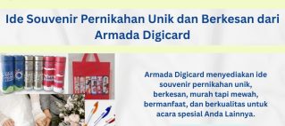 Ide Souvenir Pernikahan di Armada Digicard.