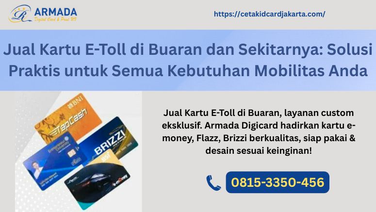 Kartu E-Toll di Buaran